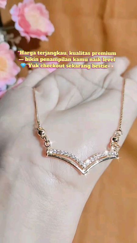 #kalungwanitaantikarat #lapisemas #modelmewahkekinian #elegan #nyamandipakai #codinajaya