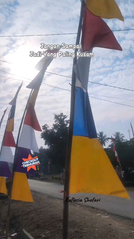 Umbul-umbul #umbulumbul #umbulumbul17agustus #umbulumbulmurah #umbulumbulmerahputih #umbulumbulwarnawarni #umbulumbulagustusan #terlarisdisoopeee