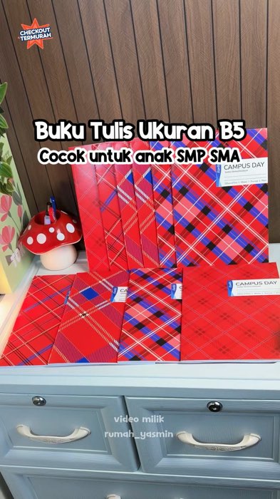 buku tulis ukuran B5 cocok untuk anak SMP & SMA #bukutulis #bukutulisb5 #bantex #bukutulisbantex #backtoschool