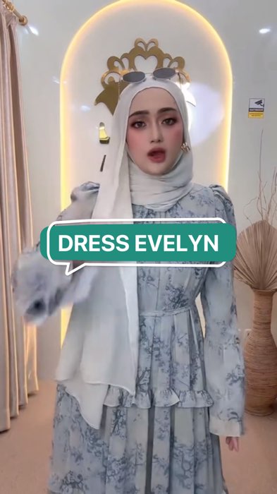 ￼Gwenza - Evelyna Dress Motif - Muslim Wanita#FashiondiShope #setcel #setelan #SpillRacunShopee #fashionshopeehaul #RacunShopee #diskonshopee