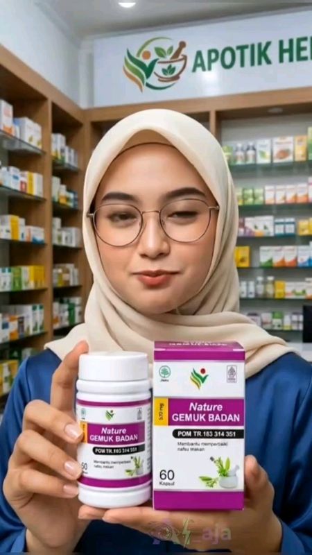 Vitamin Nature isi 60 Kapsul #penggemukbadan #penggemukbadanbpom #penggemukbadanampuh #penggemukbadanherbal
