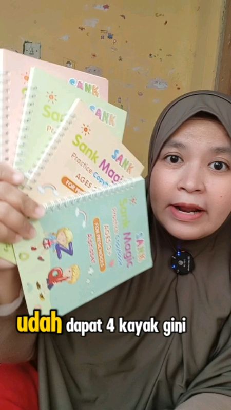 4 Buku sank magic untuk belajar menulis anak #sankmagic #sankmagicbook #bukusankmagic #latihanmenulis #PromoNonStop #SpillBawaBerkah #RacunShopee