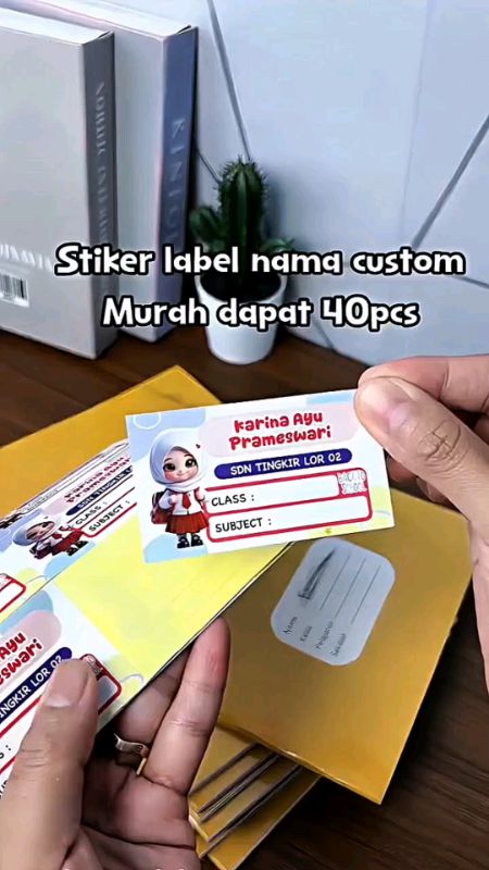 #labelnama #labelnamacustom #namacustom #labelcustommurah #namabuku #namabukusekolah #namabukupelajaran #namabukumapel