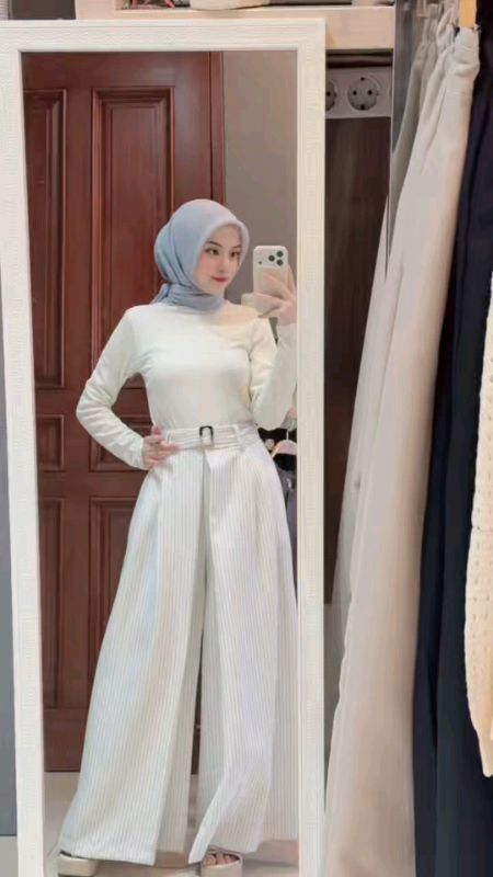 cammomile ANNA Kulot Bw V1 #celanakerja #ootdfashion #outfitideas #affiliate #shopeedreesup #celanawanita #iwearcammomile #viraldishopee #celanakantor