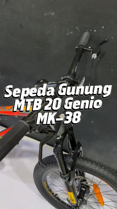 Ready Stok, Sepeda Gunung MTB 20 Genio Mk-38, Ayo Segera Dichekout #sepedaindonesiagowes #sepedagunung #mtb #geniobike