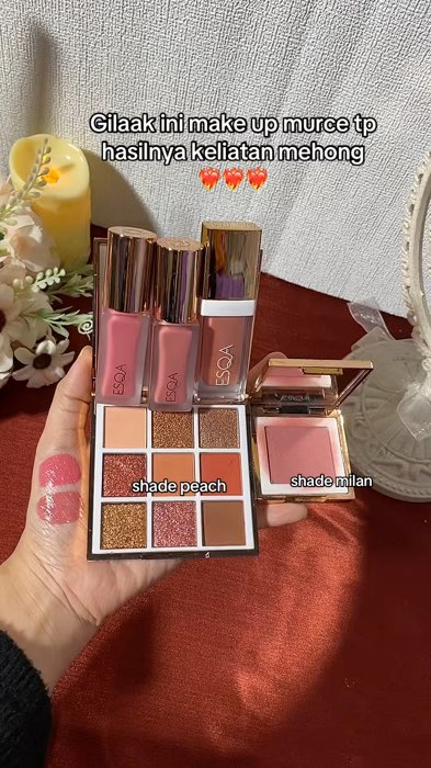 #esqacossmetics #makeup #eyeshadow #seserahanlamaran #seserahanpernikahan #ShopeeBeautyHaul #RacunShopee