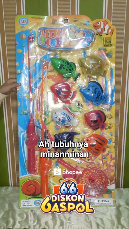 Mainan anak pancing ikan #mainan #mainananak #mainananakmurah #mainananakindonesia #mainananakviral #fyp#fypシ