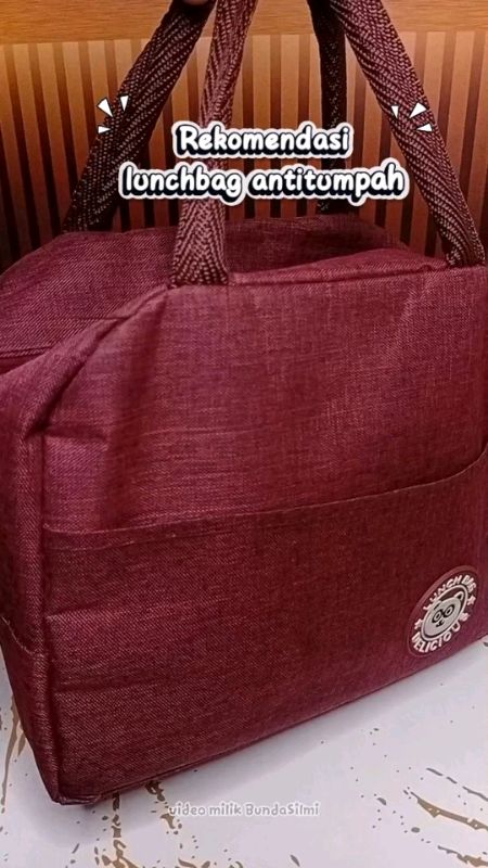cukup pakai lunch bag ini,bekal aman anti tumpah #lunchbag #tasbekal #Gajiansale77 #SpillRacunShopeeHaul #RacunShopeeCheck