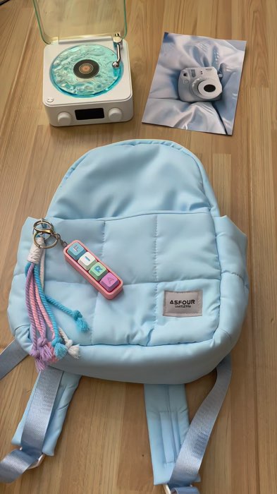Tas biru cantik🩵 #tasransel #tasbiru #tasmini #belisemuadishopee #RacunShopee #GratisOngkirRP0