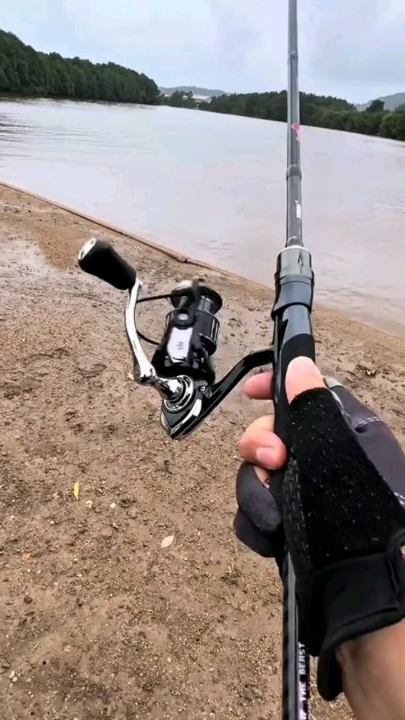 SeaHunter Blue Shark Joran Pancing Set=Joran+Reel Pancing Power Handle Spinning Reel + PE