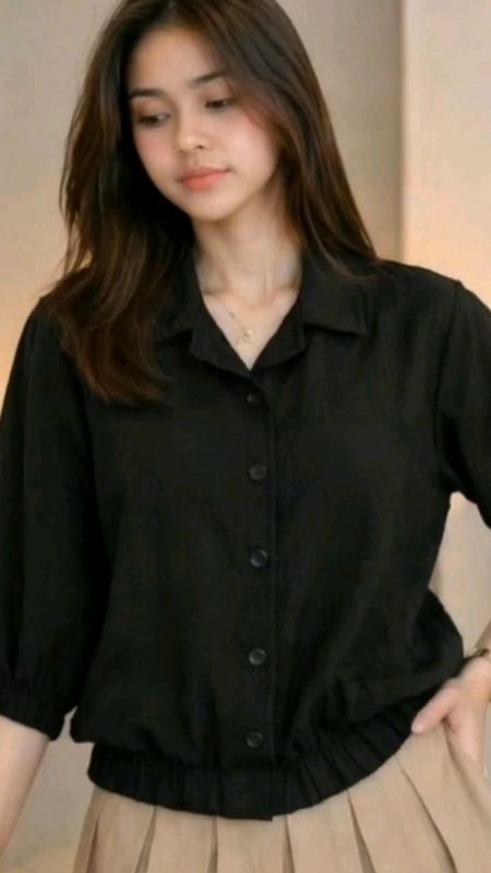blouse wanita #blousewanita #blousekemeja #kemejablouse #blouse #RacunShopee #SpillBawaBerkah