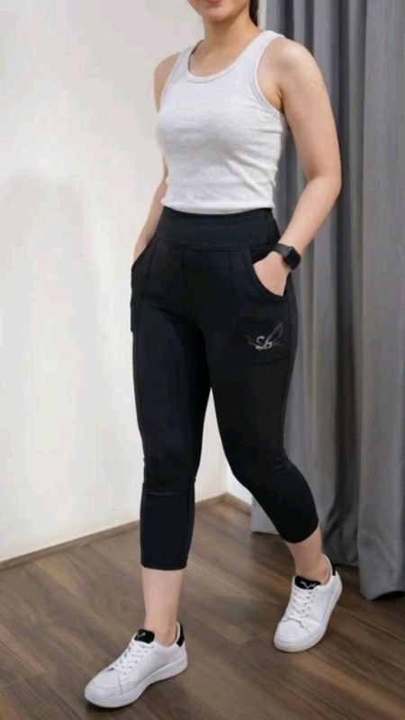 leging pendek polos rekomendasi buat olahrag#leggingwanita #legingpendek #RacunShopee