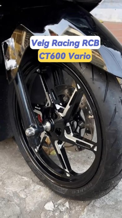 Velg Racing RCB CT600 Untuk Vario 125/150/160 & Stylo CBS Ukuran 185x14 & 215x14 Kuat & Stylish #velgrcb #ct600 #velgracing #aksesorismotor #vario