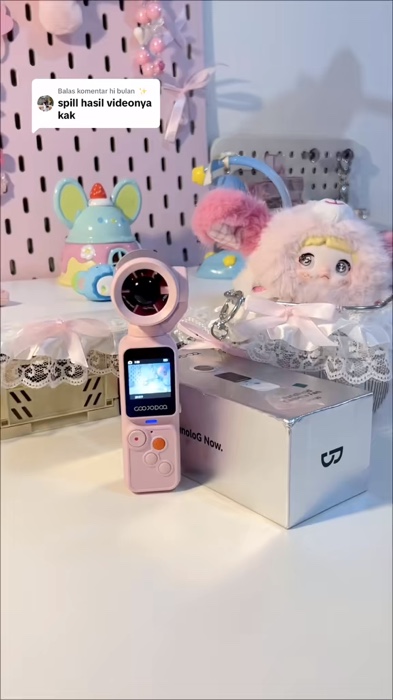 hasil nya emang cakep bgt guys 😍 #goojodoq #kipasmini #camera #kipasanginportable #kipasmurah #minifan #kipasanginmini
