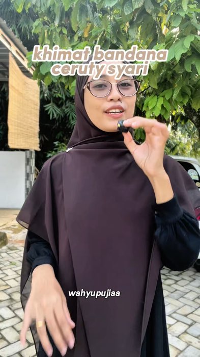 Khimar bandana syari 150x150cm