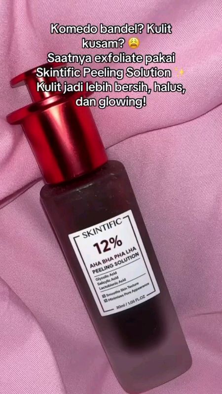 SKINTIFIC - Peeling Serum Terbaik#ShopeeBeautyHaul #skincare #skincareroutine #skintific #skintificpeelingserum #shopeevideo #ShopeeReview #ShopeeLook