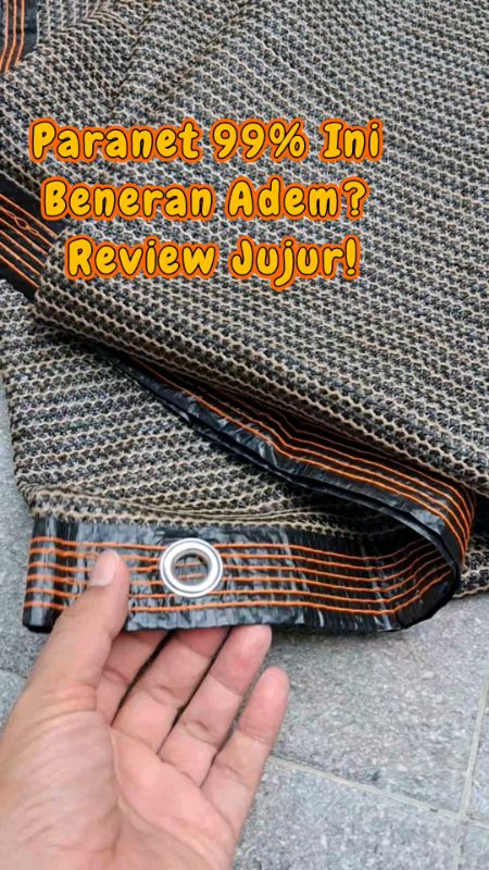 Awalnya skeptis...........tapi ternyata beneran ngaruh, jadi lebih adem! #paranet #RacunShopee #sunshadenet #ViralDiShopeeVideo #reviewjujur #cashback