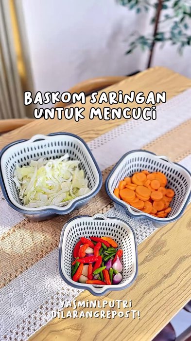 Ada diskon golden tick #SpillBawaBerkah #baskomsaringan #wadahsaringan #wadahcucisayur #wadahmakanan #baskomserbaguna