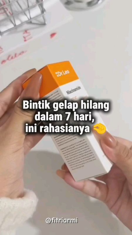 rahasia hilangkan bintik hitam diwajah #SpillRacunShopee #RacunShopee #drleoserum #drleoniacinamide377vcbrightening #drleo377symwhite #serumdrleo