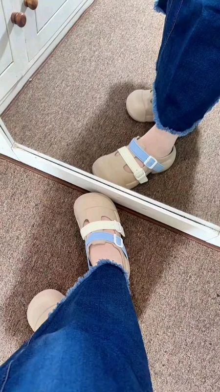 sandal santai murah tapi tetep nyaman dan kece dipakainya #sandalwanita #sandalviral #sandalkekinian #fypツ #fypdongggggggg
