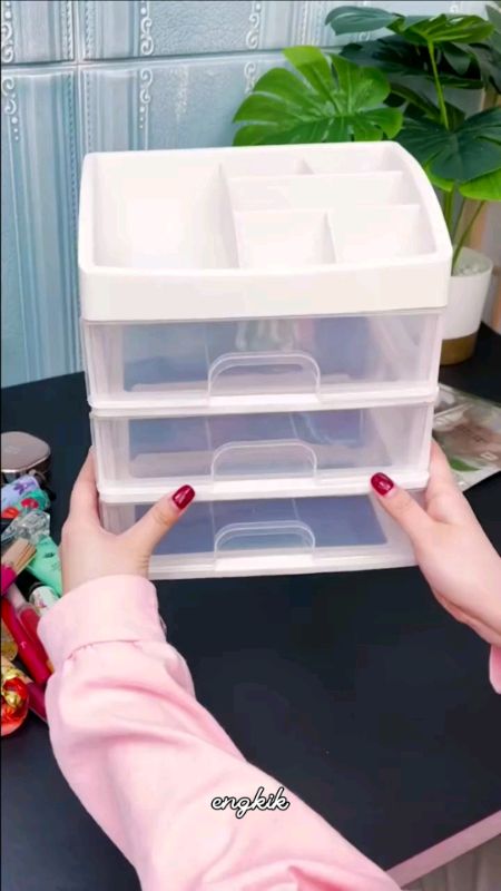 Rak Kosmetik Bahan Kokoh Serbaguna #belanjadishopee #belisemuadishopee #RacunShopee