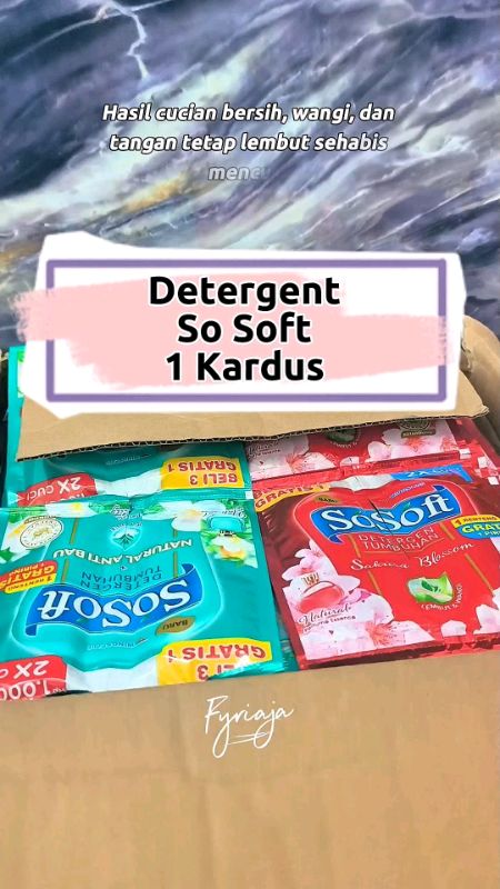 SoSoft Detergent Cair #RacunShopee #spilbawaberkah #ViralDiShopeeVideo #sosoft #detergent #cair #liquid #sabuncucibaju #sosoftrenceng #sabuncair