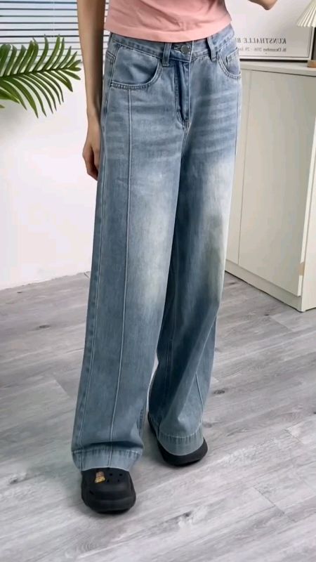 #baggyjeans #highwaistjeans #jeans #koreanjeans #koreanstyle #ViralDiShopeeVideo #BeliDiShopeeVideo #SpillRacunShopee #OutfitAlaKorea #RacunShopee