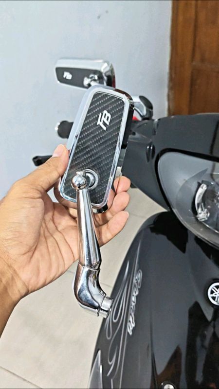 Spion Variasi motor model Kotak Chrome #spionmotorvariasi #spionvariasimotor #spionmotorkotak #spionkotak