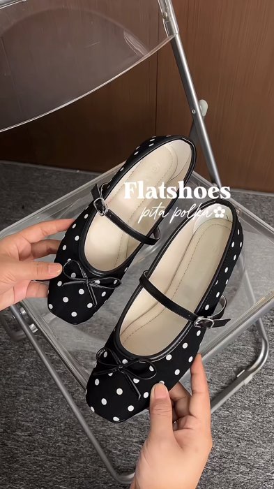 Lucu banget flatshoes nya #flatshoes #flatshoespolkadot #flatshoescantik #flatshoeskekinian #flatshoescoquette #flatshoeswanita #RacunShopeeCheck
