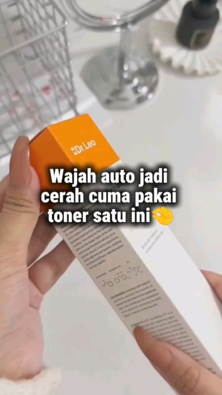 Auto cerah karena toner ini #SpillRacunShopee #RacunShopee #drleotoner #tonerdrleo #drleoniacinamide377vcbrightening #drleo