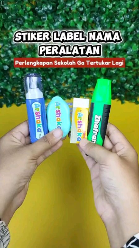 Jadi gk takut ketukar² lagi👍#stikerlebelnama#stikernamacustom#shopeevideo#ViralDiShopeeVideo#RacunShopee#SpillRacunShopee#SpillBawaBerkah#fyp#fypシ