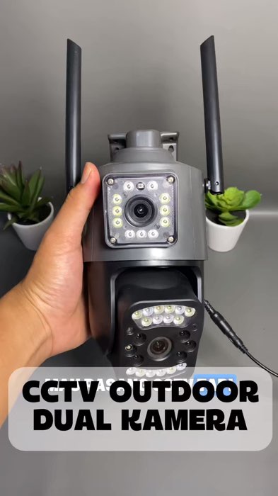kamera cctv dual lens #cctv #cctvkamera #cctvdualcamera #shopeevideo #SpillBawaBerkah #SpillRacunShopee #cctvoutdoor #cctvv380pro #ShopeeCOD #fyp