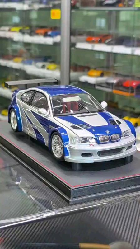 1:24 BMW E46 M3 GTR Racing Klasik Diecast Mobil Alloy Model Miniatur koleksi Hobi pajangan mainan #ViralDiShopeeVideo #RacunShopee #gajiansale #fyp