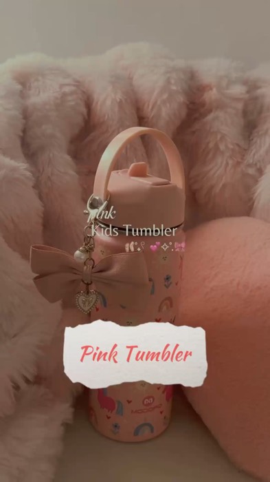 so cutee pink kids tumbler dari modofo🎀#tumbler #tumblertahandingin #tumblerstainless #tumbleraestethic #MODOFO #RacunShopee #ViralDiShopeeVideo #fyp