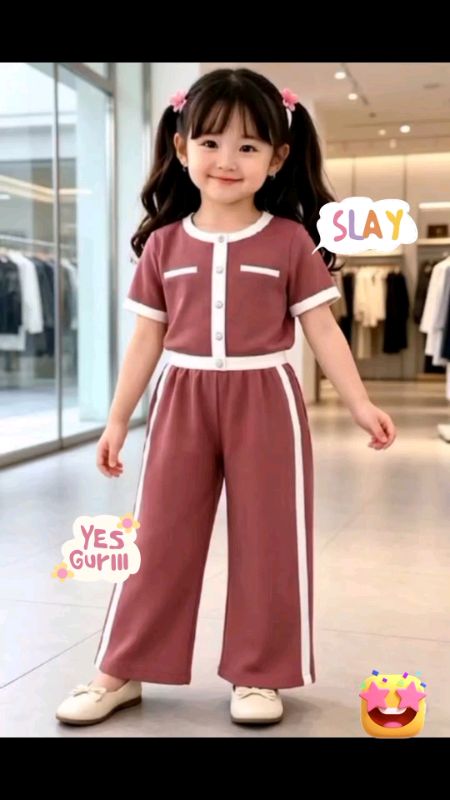 Setelan Anak Perempuan Knit Motif List 🥰 #kekinianbanget #modis #trendy #nyamandipakai #ShopeeLook #fashionshopeehaul #SpillRacunShopee #yukCO #fypシ