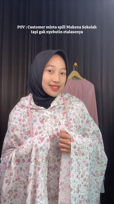 Mukena sekolah #mukenacantik