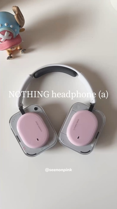Nothing headphone (a) in pink 💗 #nothingheadphonea #Nothingheadphone #nothing #headphonelucu #headphonewireless #headphoneviral #headphonepink