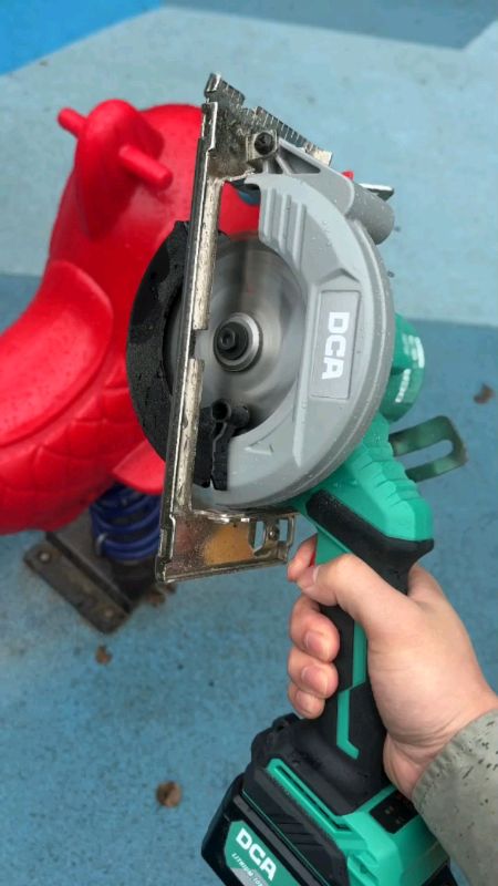 DCA Brushless Circular Saw / Gergaji Sirkel Baterai 20Volt 125mm #RacunShopee #RacunShopeeCheck #mesinsirkel #circularsaw #gergajikayu #perkakastukang