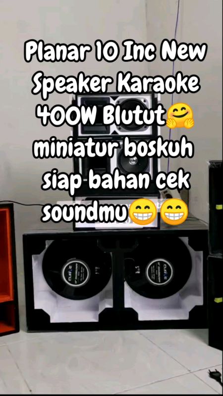 Planar 10 Inc New Speaker Karaoke 400W Blutut#spekersuperbass#speker10inch #spekersubwoofer#viral#fyp