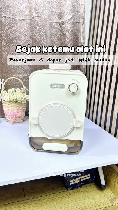 Jadi mudah dan praktis #RacunShopee #spillracunshoppe #ShopeeLook #ShopeeCOD #ViralDiShopeeVideo #vegetableslicer #samono #pemotongsayurelektrik #fyp