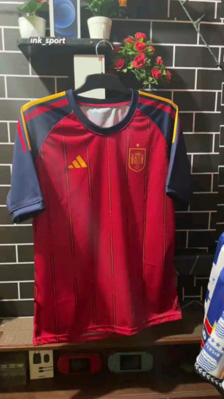 Jersey pildun spanyol terbaru #TermurahDiShopee #promoshopee #PromoNonStop #fypshopeevideo #jerseyspain #RacunShopee #PeomoGuncang