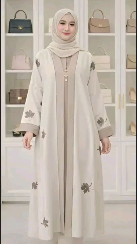 abaya saudi#https://s.shopee.co.id/2VmELhAFxz#bajulebaran2026 #bajuwanita