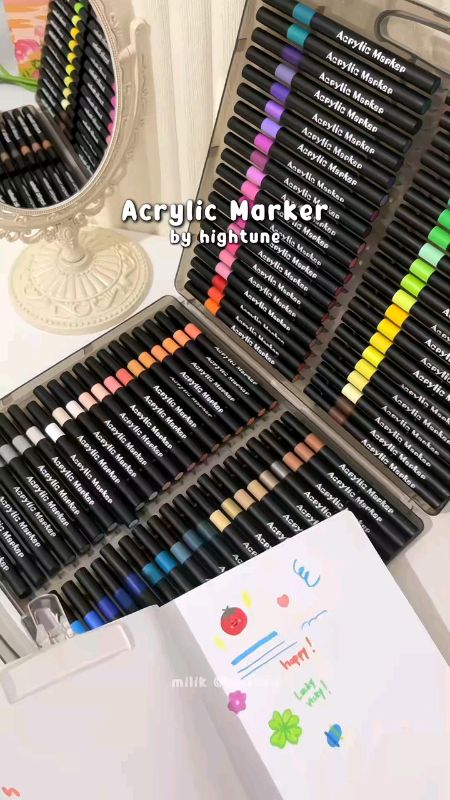 #hightunes #acrylicmarker #brushtip #spidolmarker #acrylicart #spidolwarna #RacunShopee #DiskonRacunShopee #ViralDiShopeeVideo #marker #brushmarker
