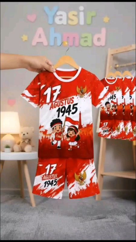 Setelan Anak 17 Agustus#setelananak17agustus #ViralDiShopeeVideo #GratisOngkirRP0