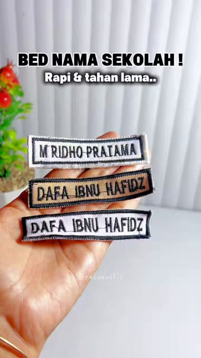 BED NAMA SERAGAM SEKOLAH #bednamabordir #GratisOngkirRP0 #ShopeeLook #SpillBawaBerkah