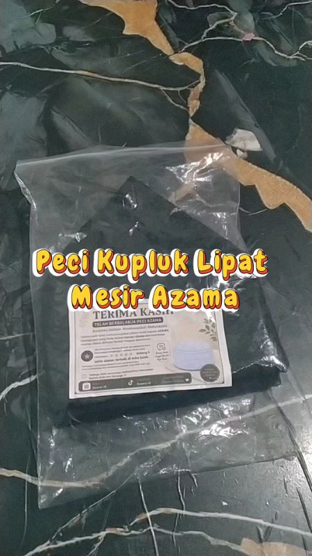 Peci kupluk lipat mesir motif bintang Azama #azama #peci #kupluk #pecilipat #pecimesir #pecikupluk