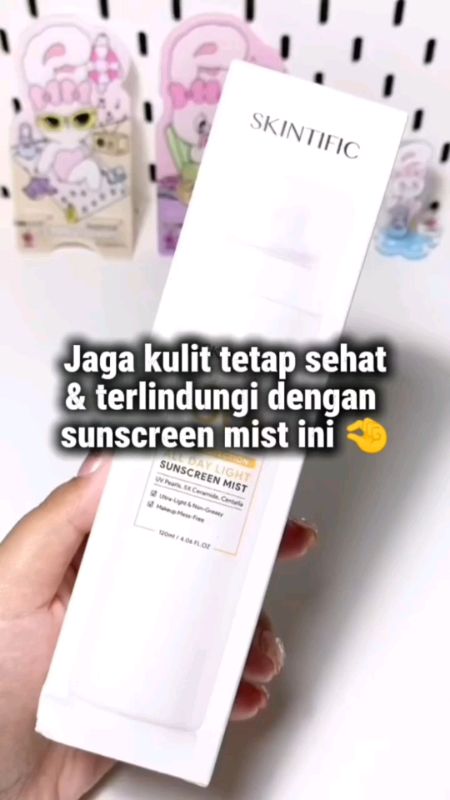 lindungi kulit  dngn sunscreen ini #SpillRacunShopee #RacunShopee #sunscreenmistskintific #skintificsunscreenmist #skintificalldaylightsunscreenmist