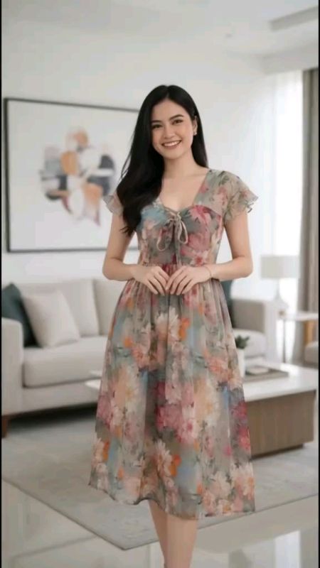 #dresssifonbunga #dresssifonpremium #dresssifonkorea #pengirimancepat #shopeevideo #SpillRacunShopeeHaul #fyp #spillprodukshopeevideo #