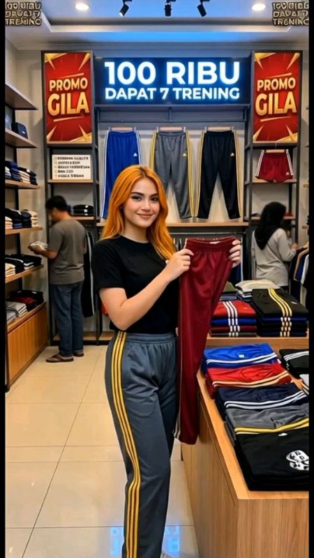 7PCS Celana Training Panjang Tebal Pria dan Wanita Celana Olahraga #celanatrening #RacunShopee #SpillRacunShopee #ViralDiShopeeVideo