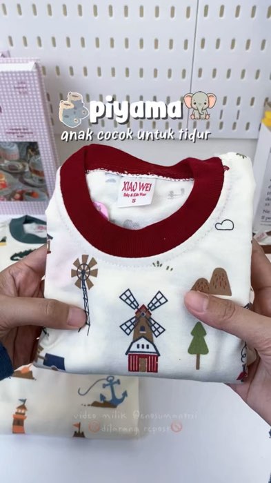 Piyama anak nyaman dipakai sehari hari #piyamaanaklucu #piyamaanaksetelan #piyamaanak